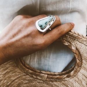 Hadai ring - larimar ring